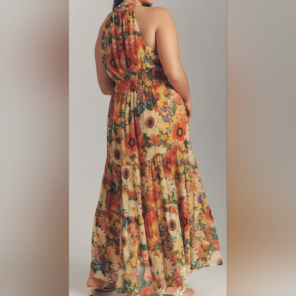 The Somerset Chiffon Maxi Dress, Color Gold, Size XXS, Retail $188.00 USD - Picture 5 of 16